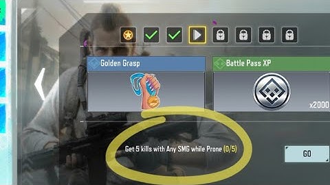 Get 5 kills with any SMG while Prone 🤯🥶 Call of duty Mobile