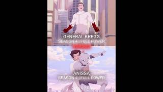 General Kregg (S4) vs Anissa (S4) #invincible #edit #vs #fyp