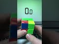 2x2 rubiks cube solved in 24 seconds slow motion