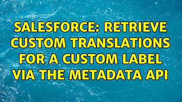 Salesforce: Retrieve custom translations for a custom label via the metadata API (2 Solutions!!)