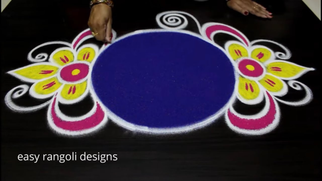 New year 2020 rangoli and kolam Designs || New year Muggulu by ...