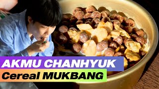 AKMU Chanhyuk Cereal MUKBANG😋🥛