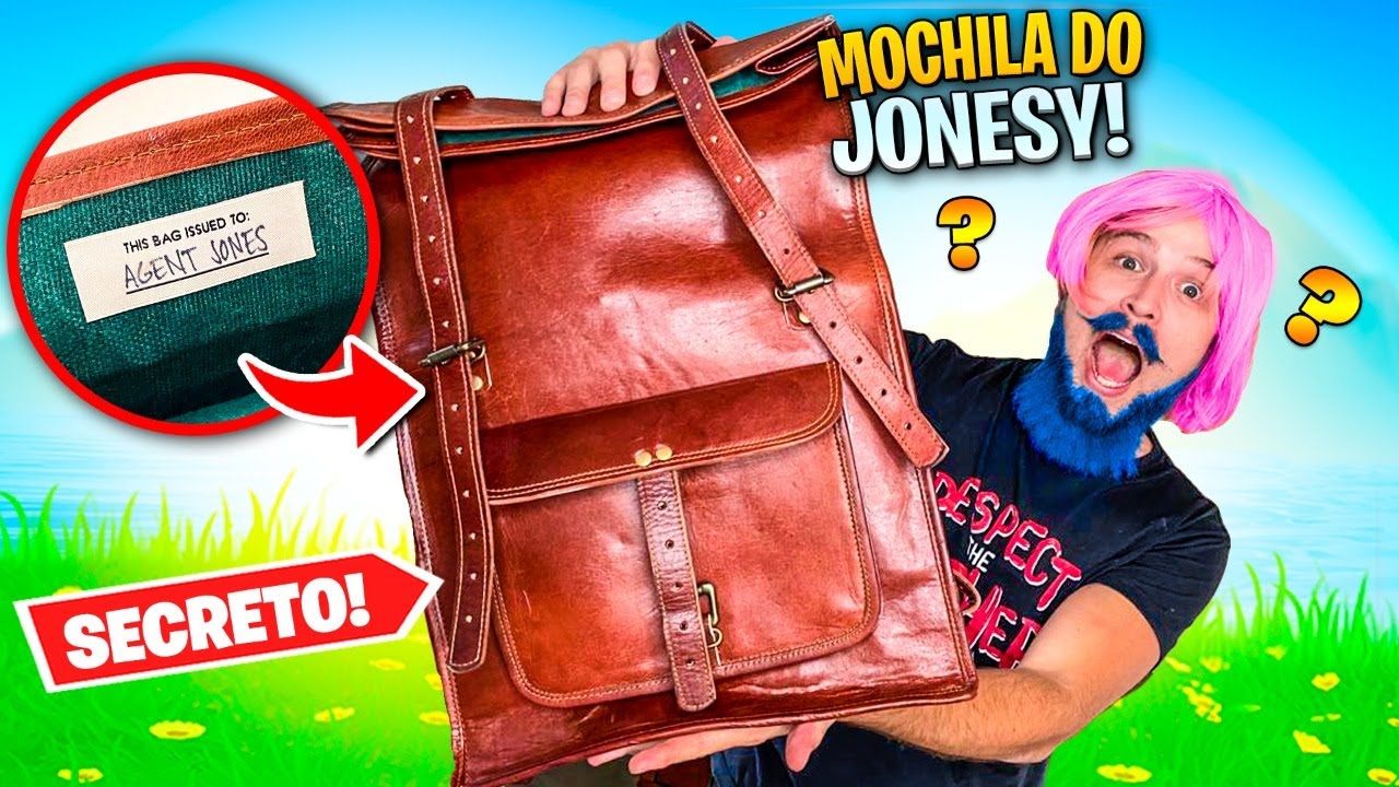 RECEBI A MOCHILA DO JONESY COM ITENS SECRETOS da TEMPORADA 5 - FORTNITE -  YouTube