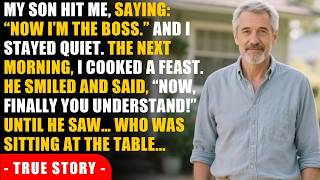 My son hit me, saying   Now I’m the boss   The next morning, I served him breakfast    And justic screenshot 5