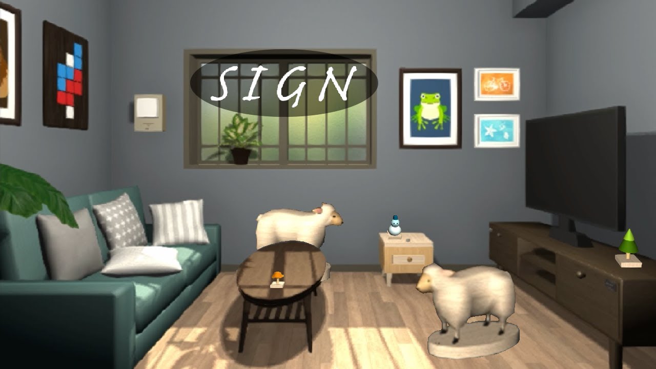 sign 脱出 ゲーム 攻略
