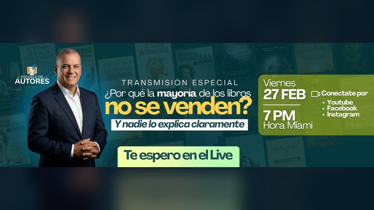 Transmisión especial¿Por qué la mayoría de los libros no se venden? y nadie lo explica claramente...