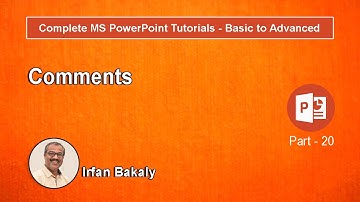 Part 20   Comments Urdu Tutorials by Irfan Bakaly