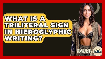 What Is A Triliteral Sign In Hieroglyphic Writing? - Middle East Explorers