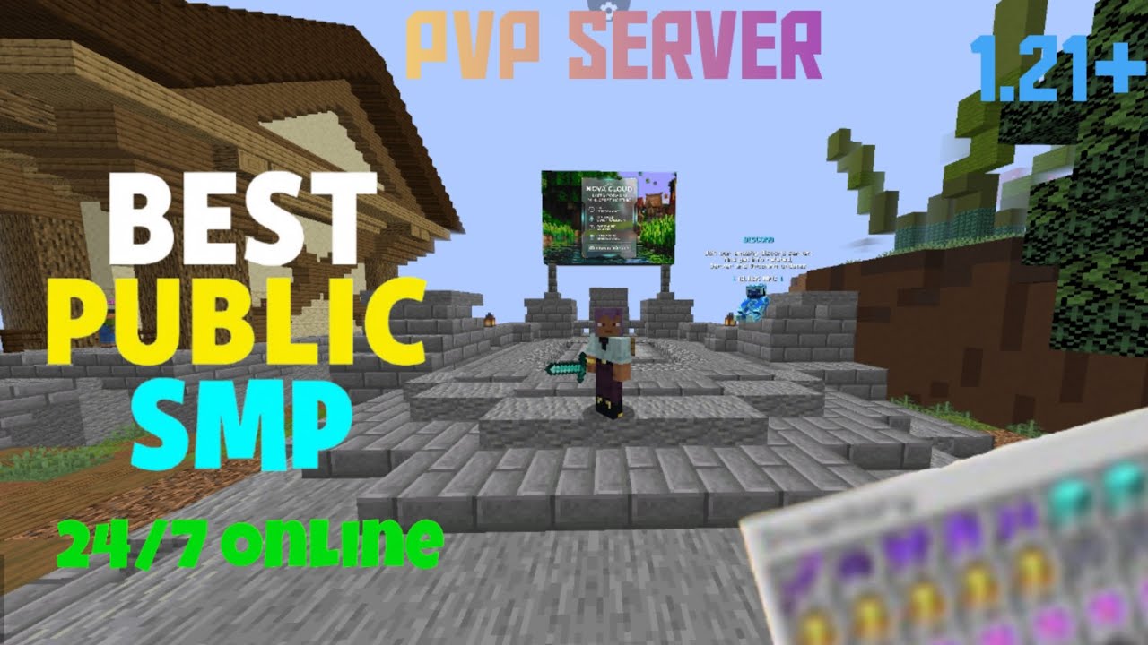 🤯 Join Best Public PVP Smp Server For Minecraft 🌪 | Java + PE | 24/7 ...