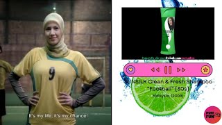 SUNSILK Clean & Fresh Shampoo “Football” [30s] - Malaysia, 2008