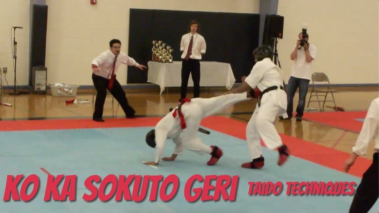 躰道 Taido Techniques Ko Ka Sokuto Geri YouTube