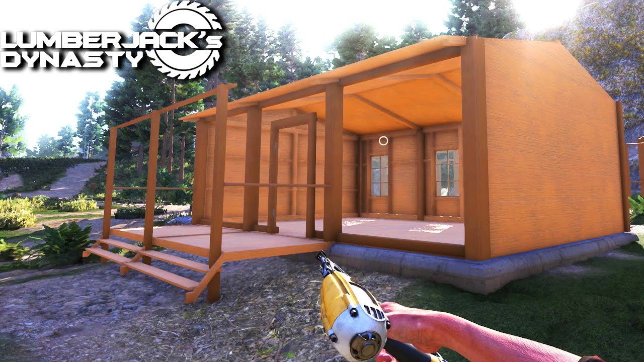 AHŞAP EV YAPTIM // Lumberjack�s Dynasty Türkçe Bölüm 5 YouTube