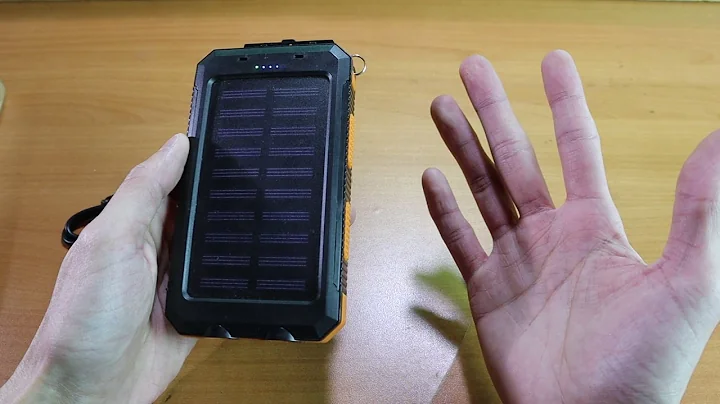 Original Solar Powerbank Unboxing and Overview - Point Below