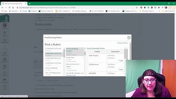 Canvas: Copying rubrics