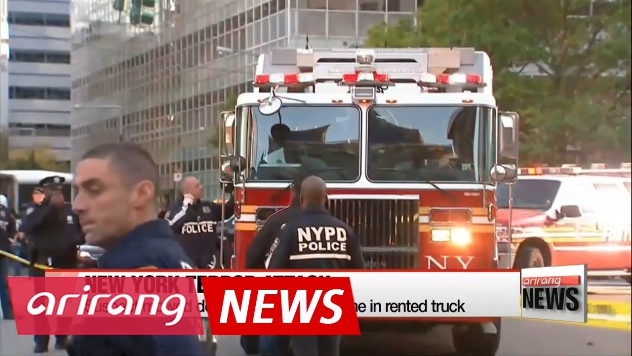 Eight people killed in truck terror attack in New York City - YouTube