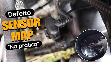 DEFEITO DO SENSOR MAP FALHA COM MOTOR LIGADO VW EA111 FOX GOL POLO SAVEIRO GOLF VOYAGE SPACEFOX