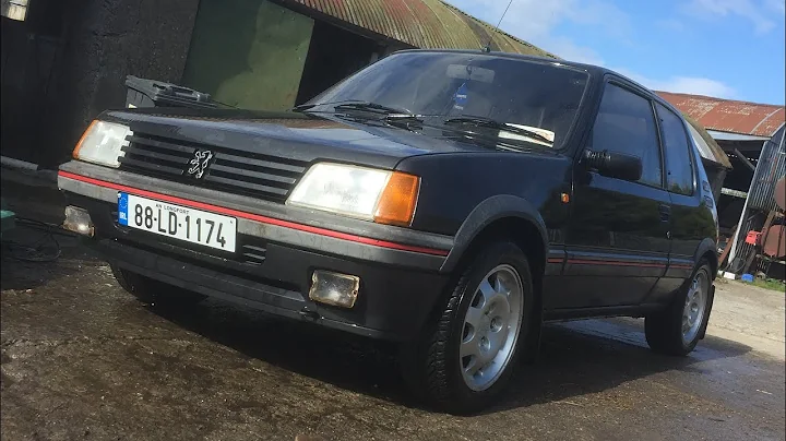 1988 Peugeot 205 GTI 1.9 - first start in 5 years