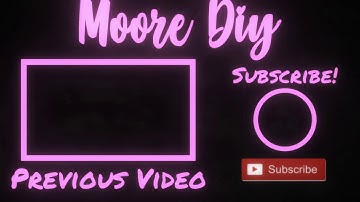 New Intro/outro let me know what you think!