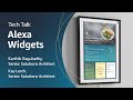 Alexa developers tech talk widgets