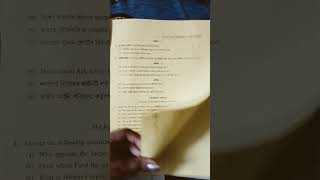 Calcutta University under CBCS general political science sec-A-2 Semester 3 question paper 2024