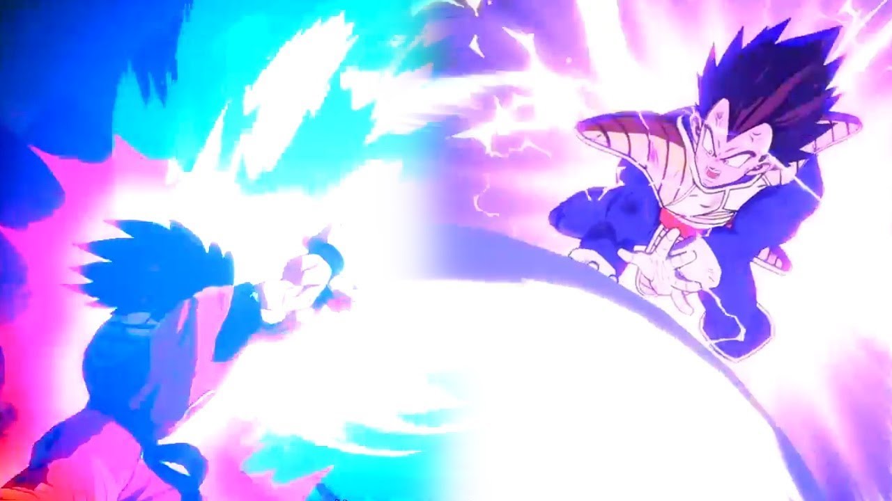 Vegeta Vs Goku Galick Gun