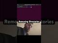 Removing directories and files. #files #directories #linux #networking #connectivity