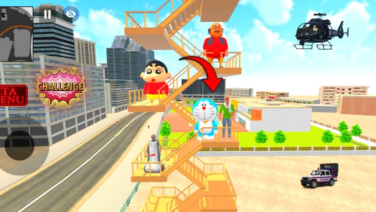 🤩💥 Franklin Tried New Big Mega Ramp Challenge 💥😲