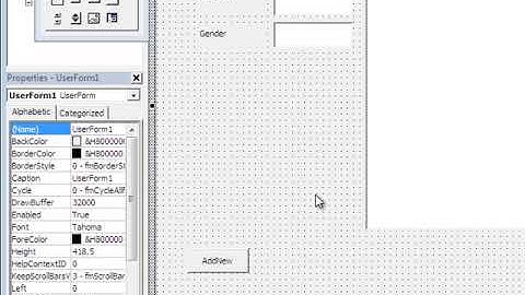 How to create UserForm VBA in Excel part 1