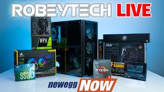 How to Build a PC - Robeytech Live - $1500 Build - Ryzen 3800x \/ 2060 KO (Plus Gameplay) (Part 2)