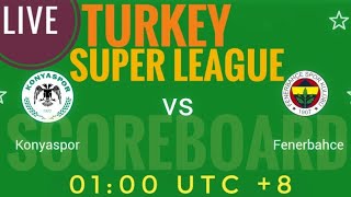 Konyaspor VS Fenerbahce TURKEY SUPER LEAGUE 2024 LIVE SCORE