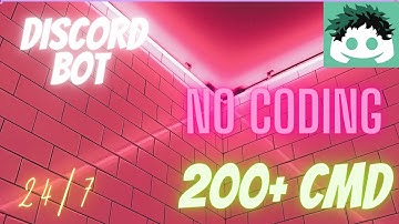 Best 200+ command bot | All in one | No Coding Required | Akshit Playz 2.0