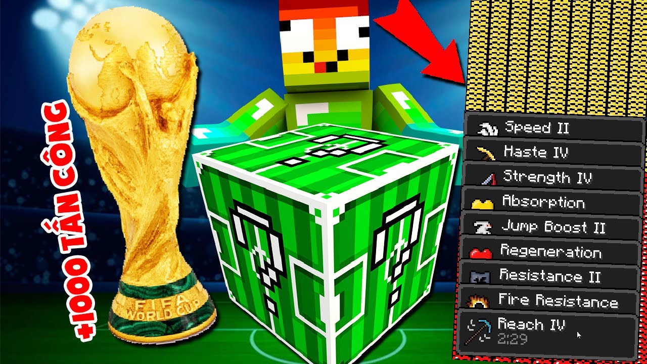 MINI GAME : FOOTBALL LUCKY BLOCK BEDWARS ** NOOB CẦM CÚP VÔ ĐỊCH ĐÁNH BẠI NOOB TEAM