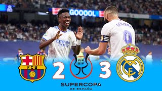 Barcelona 2 × 3 Real Madrid ◽2021 Supercopa Semi Final | Extended Highlights & Goals HD