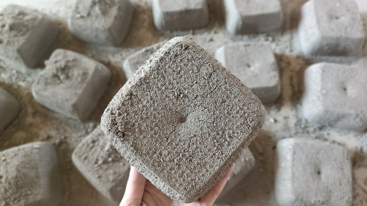 👉 New Short 🎥 Pure Cement Stones New Shapes Dry Floor Crumbling😴 Relaxing Sounds