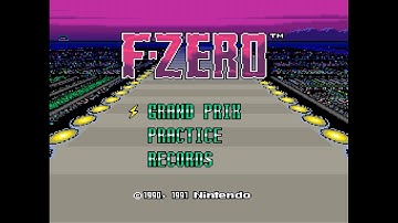 F-Zero (SNES/SFC) - BGM 01: Title Theme