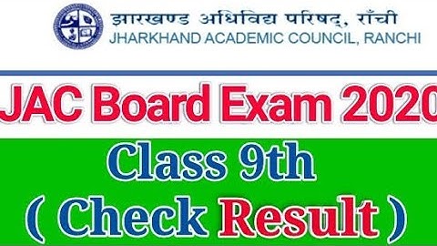Class 9th result jac board 2020 : will be declared today