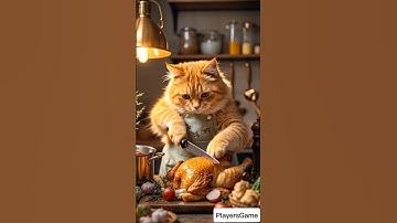 Mèo nấu ăn #MèoBéo #MèoNấuĂn #FunnyCat #AIAnimation #CookingCat #Shorts