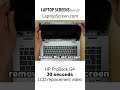 How to replace LCD screen on HP ProBook 640 G4 laptop