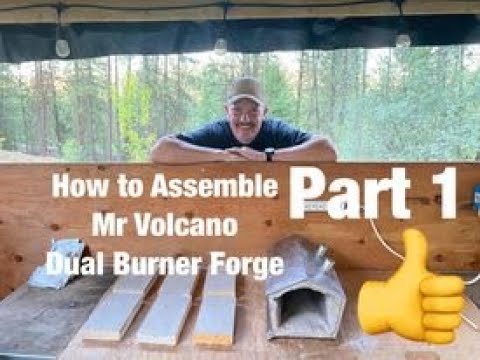 How to Assemble Mr. Volcano Dual Burner Forge. Hero 2 