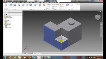 Inventor 05-30 Creating a Work Point at the Intersection of Three Planes Planar Faces