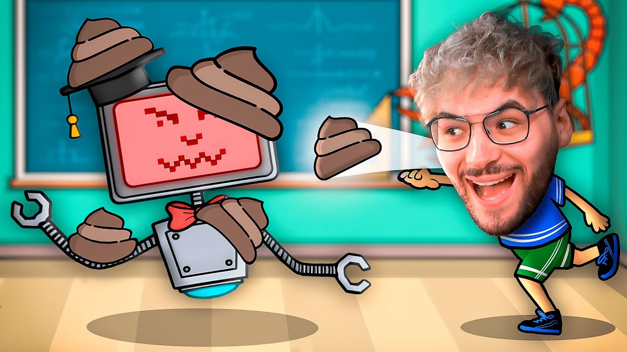 Lehrer mit KACKE 💩 bewerfen bis er KÜNDIGT? Bash the teacher