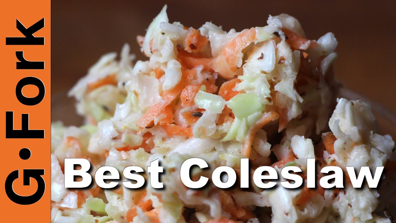Best Coleslaw Recipe GardenFork YouTube