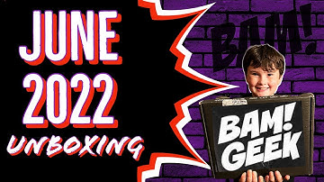 Bam Geek Box June 2022 Autograph Mystery Subscription Box Unboxing & Review!