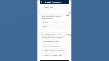 NPTEL week 1|| Cloud Computing || NPTEL || swayam || week 1 || 2024 @beuhelper