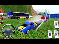 Police Car Driving - Police Car Offroad Transport Truck - Best Android Gameplay #2