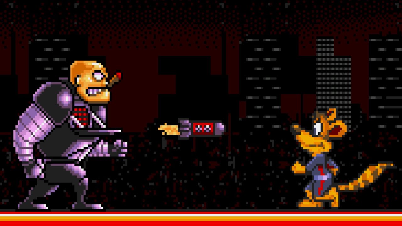 Awesome Possum Kicks Dr. Machino's Butt! (Genesis) All Bosses (No