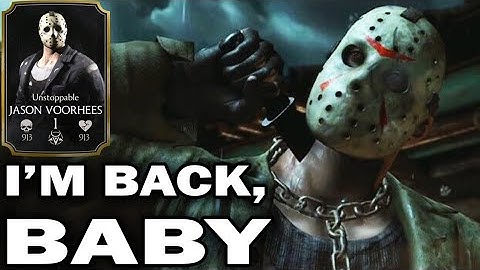 MORTAL KOMBAT X NEW MOD | Unstoppable Jason Voorhees | ANDROID GAMEPLAY | FIRST 4 FIGHT