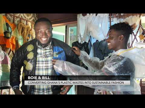 Boie and Bill: Converting Ghana's Plastic Wastes Into Sustainable Fashion | Jamii Yangu