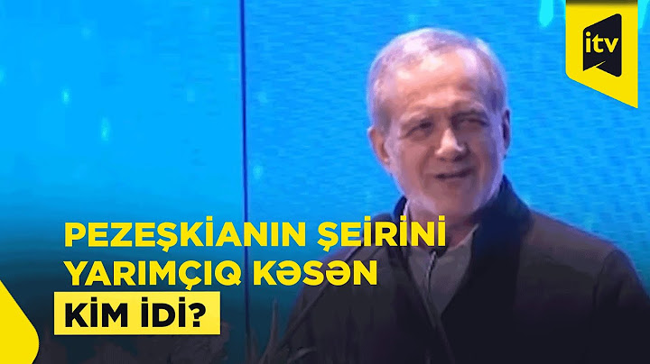 Məsud Pezeşkian “Heydər babaya salam” şeirini səsləndirib