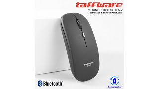 Taffware Mouse Bluetooth 4.0 Rechargeable - M8120G - Black